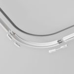 Коннектор радиусный встраиваемый Maytoni Magnetic track system Exility TRA044-angle-W