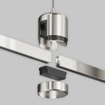 Подвес тросовый с прямым коннектором питания Maytoni Flarity TRA157SW-IPC1-PT