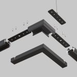 Коннектор угловой круглый Maytoni Basity TRA172CL-R-11B