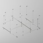 Шинопровод магнитный накладной/подвесной Maytoni Flarity TRX154-112PT