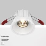 Встраиваемый светильник Maytoni Technical Alfa LED DL043-01-15W3K-RD-W