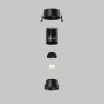 Встраиваемый светильник Maytoni Dip DL115-10W-2.7K-B