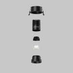 Встраиваемый светильник Maytoni Dip DL115-10W-4K-B