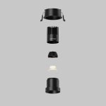 Встраиваемый светильник Maytoni Dip DL116-10W-2.7K-B