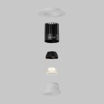 Встраиваемый светильник Maytoni Dip DL121-15W-2.7K-TRS-W