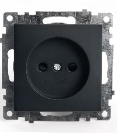 Розетка 1-местная б/з с защитной шторкой Stekker Катрин 39609