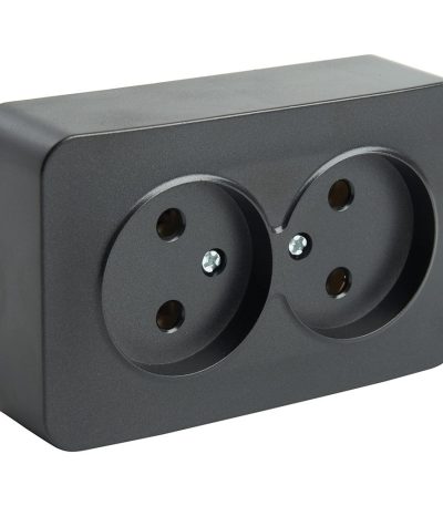 Розетка 2-местная б/з Stekker София MST10-12-02 49315