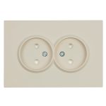 Розетка 2-местная с защитной шторкой Stekker Эмили б/з 250В 16А RST16-5116-08 кашемир soft touch 49903