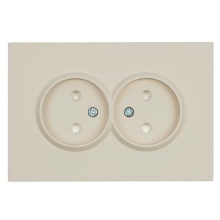 Розетка 2-местная с защитной шторкой Stekker Эмили б/з 250В 16А RST16-5116-08 кашемир soft touch 49903