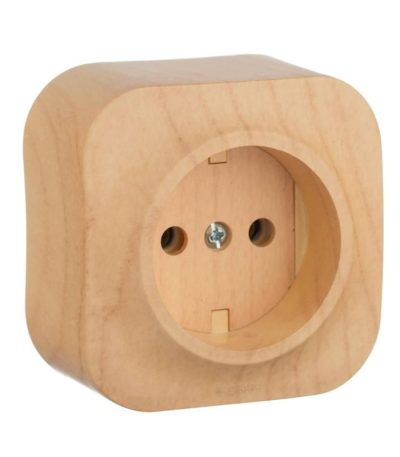 Розетка 2К Legrand Quteo 16A 250V б/з дерево 782270