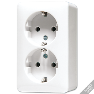 Розетка 2K+З двухместная Jung 6020A