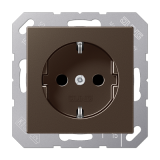 Розетка 2K+З Jung A1520MO