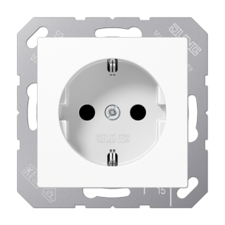 Розетка 2K+З Jung A1520WW