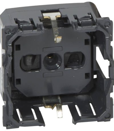 Розетка 2К+З Legrand Celiane 16A 230V с/з со шторками безвинтовой зажим немецкий стандарт 067153