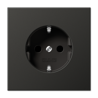 Розетка 2K+З со шторками Jung AL1520KIAN