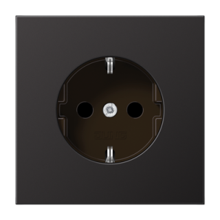 Розетка 2K+З со шторками Jung AL1520KID