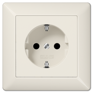 Розетка 2K+З со шторками Jung AS1520KI