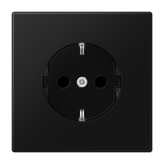 Розетка 2K+З со шторками Jung LS1520KISWM