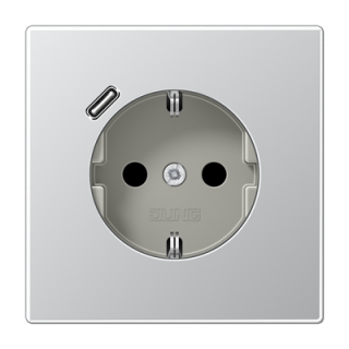 Розетка 2K+З USB Typ C Jung AL1520-18C
