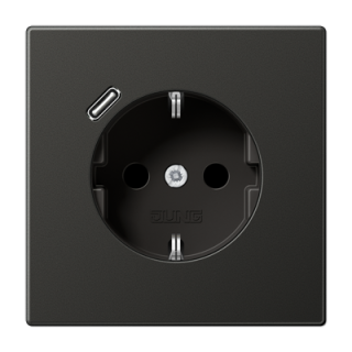 Розетка 2K+З USB Typ C Jung AL1520-18CAN