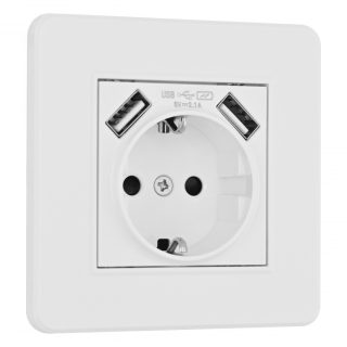 Розетка Arte Milano SET16-1-47-1 white