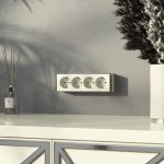 Розетка четверная с заземлением и шторками Werkel Gallant (слоновая кость) W5072204 4690389217999 a071253