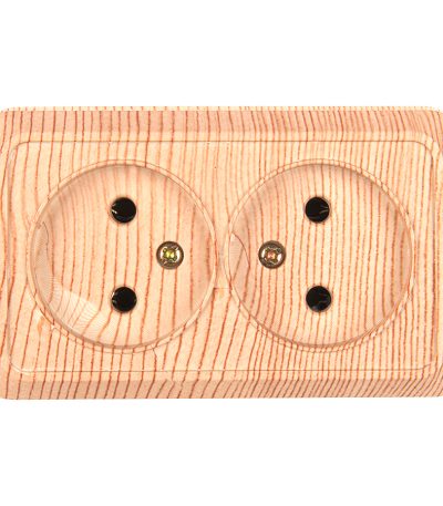 Розетка двойная 2П General Альфа 477040