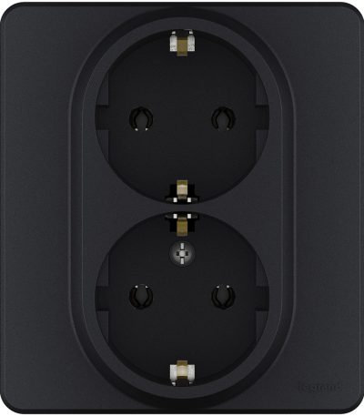Розетка двойная с/з Legrand Inspiria 673753