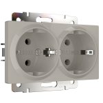 Розетка двойная с заземлением Werkel W1272004 4690389213960 a069774