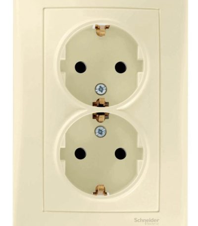 Розетка двойная Schneider Electric Sedna с/з без шторок 16A 250V SDN3000647