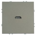 Розетка HDMI 2.0 Type A (механизм) Stekker Эмили RST00-5118-09 антрацит soft touch 50168