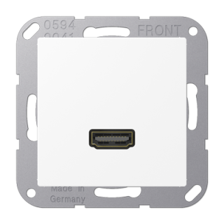 Розетка HDMI Jung MAA1112WWM