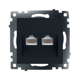 Розетка компьютерная 2-местная RJ-45 Stekker Катрин GLS00-7109-05 50007