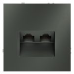 Розетка компьютерная двойная Voltum S70 VLS060206