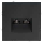 Розетка компьютерная двойная Voltum S70 VLS060207