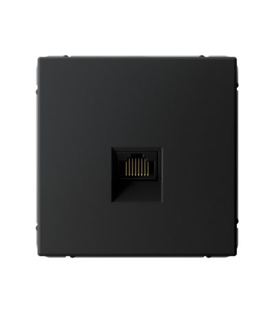 Розетка компьютерная RJ45, кат. 5е Systeme Electric ArtGallery Карбон GAL001083
