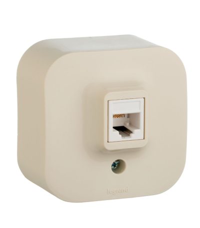 Розетка компьютерная RJ45 Legrand Quteo 782254
