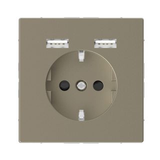 Розетка компьютерная USBx2 Schneider Electric Merten D-Life MTN2366-6033