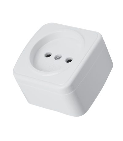 Розетка накладная 1-местная Stekker Basic PST10-501-20 50074