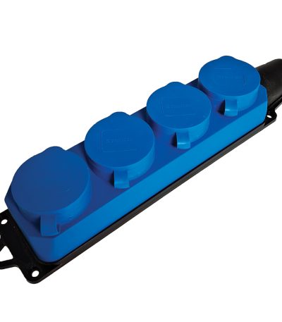Розетка переносная 4-местная c/з Stekker Одри RST16-24-44-4 49402