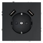 Розетка с USB, А+А Voltum S70 VLS040407