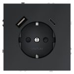 Розетка с USB, A+C Voltum S70 VLS040507