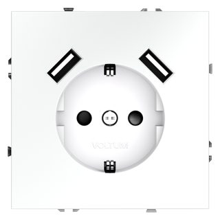 Розетка с USB Voltum S70 VLS040402