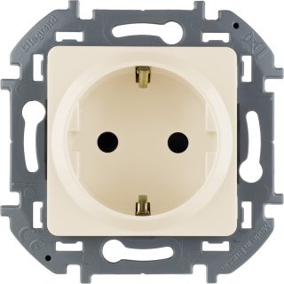 Розетка с/з со шторками Legrand Inspiria 673731