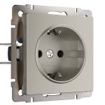 Розетка с/з со шторками Werkel W1271104 4690389211973 a069463