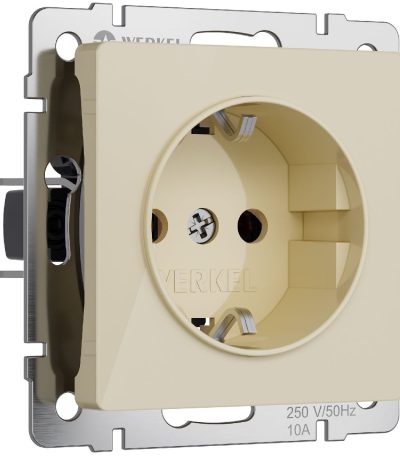 Розетка с заземлением и шторками Werkel 4690389197093 W1171143 a064061