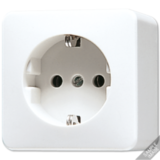 Розетка с заземлением Jung 321A