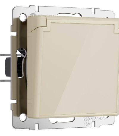 Розетка с заземлением, крышкой и шторками Werkel 4690389197109 W1171243 a064062