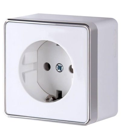 Розетка с заземлением Werkel Gallant белый W5071001 4690389164460