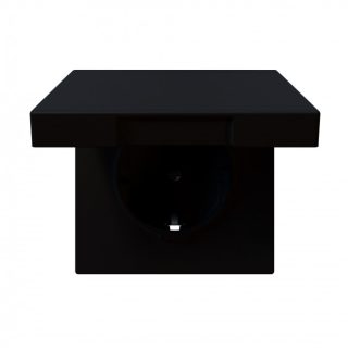 Розетка SCHUKO с крышкой и защитными шторками 16A 250V 2P+T (soft touch) Jasmart FD5505PBM